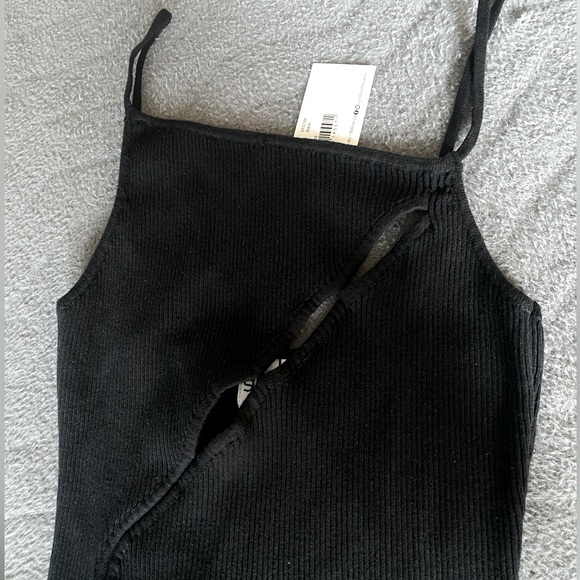 REVOLVE Black Maxi Cut Out Dress with Slit - Picture 6 of 9